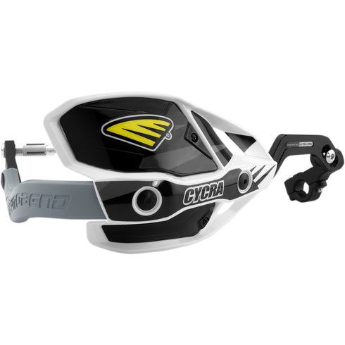 Protectii maini ULTRA PROBEND CRM COMPLETE RACER PACK 1 1/8"(28,6MM) WHITE/BLACK